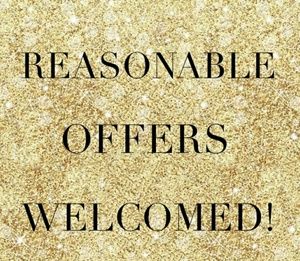 Reasonable offers accepted